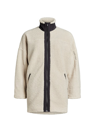 Rethinkit Long Fuzzy coat Larvik Jackets 3356 sandshell