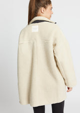 Rethinkit Long Fuzzy coat Larvik Jackets 3356 sandshell