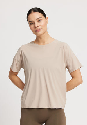 Rethinkit Vela Loose tee Tee 3300 mocha