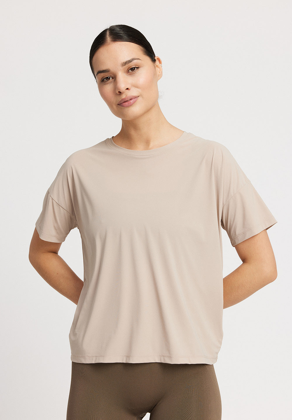Rethinkit Vela Loose tee Tee 3300 mocha