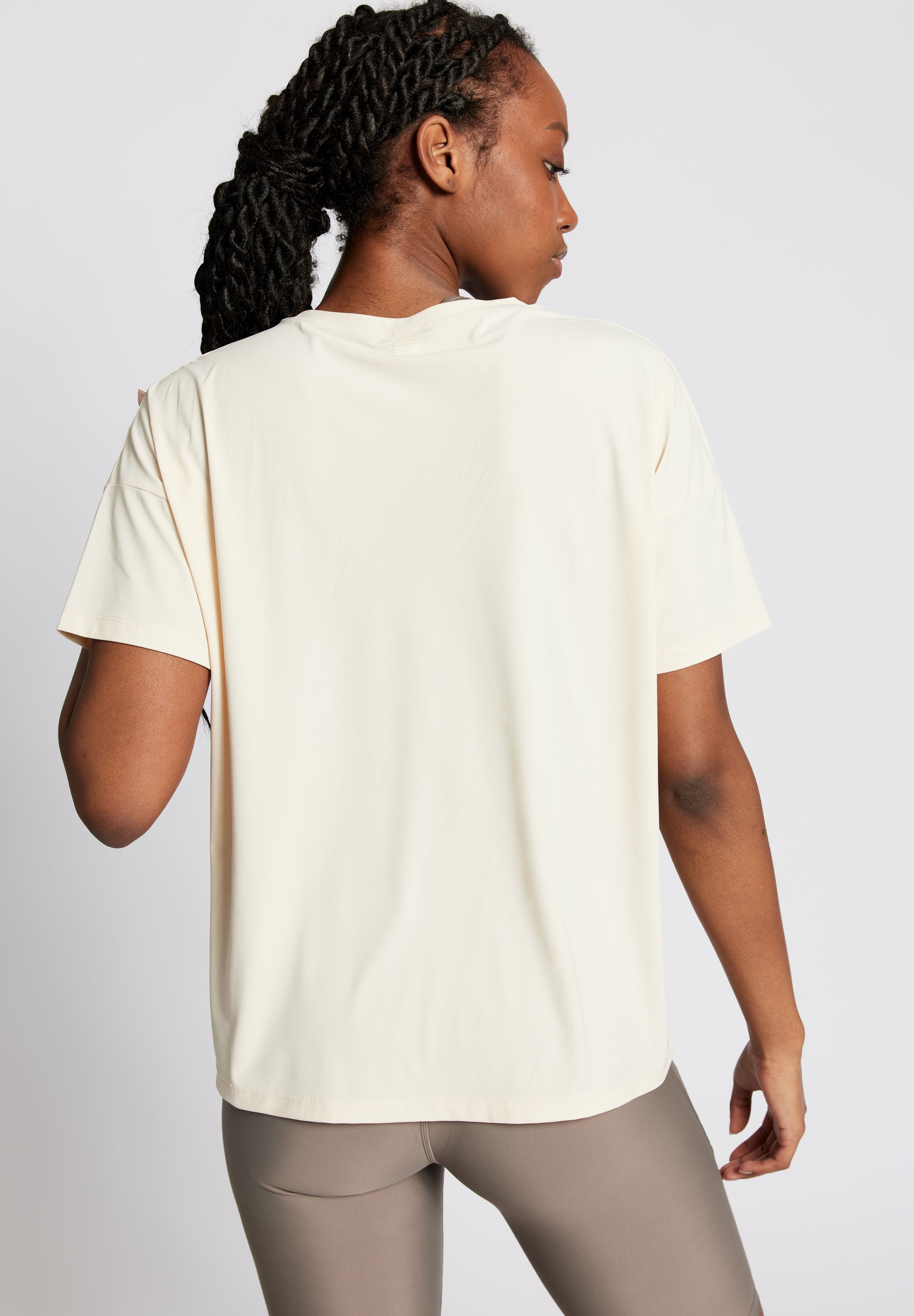 Rethinkit Vela Loose tee Tee 3352 sand 