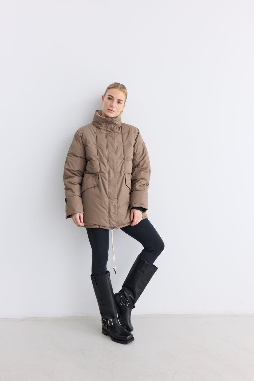 Parka Jacket Cube - walnut