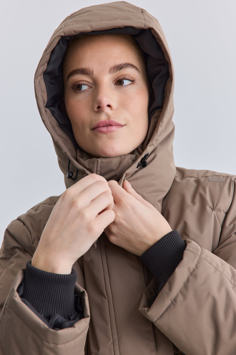Parka Jacket Cube - walnut