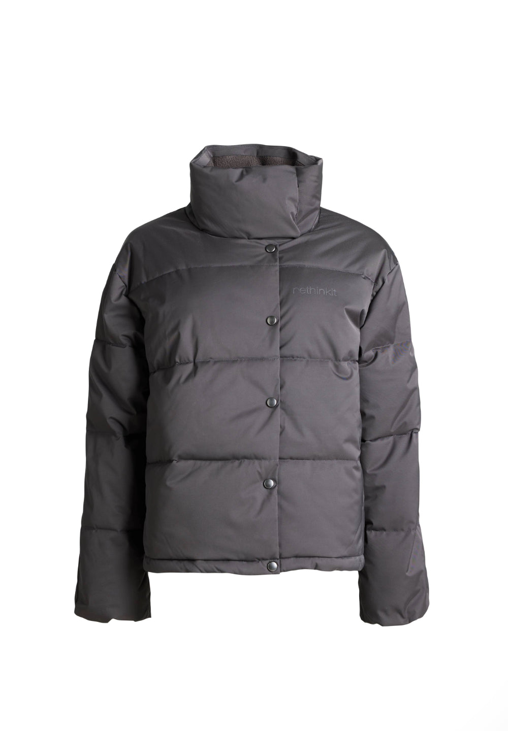 Puffer Boxi Jacket SHELTER - almost black