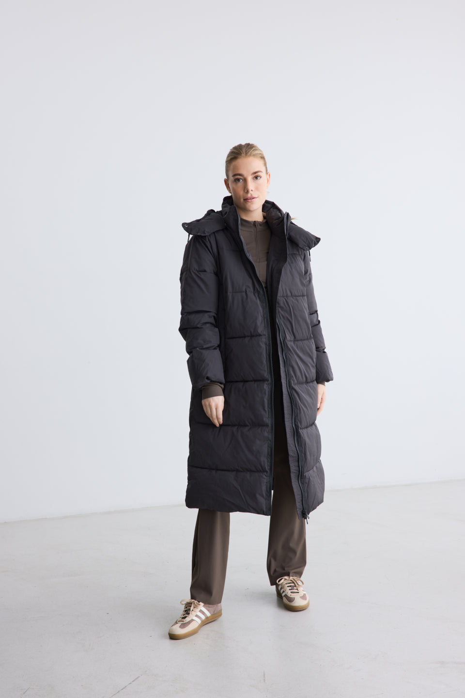 Rethinkit Puffer Coat SHELTER Jackets 0022 almost black