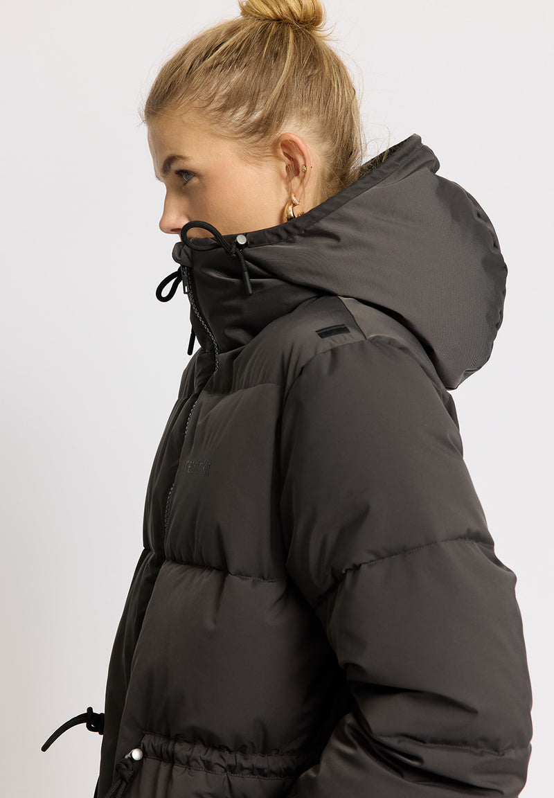 Rethinkit Puffer Jacket SHELTER Jackets 0022 almost black