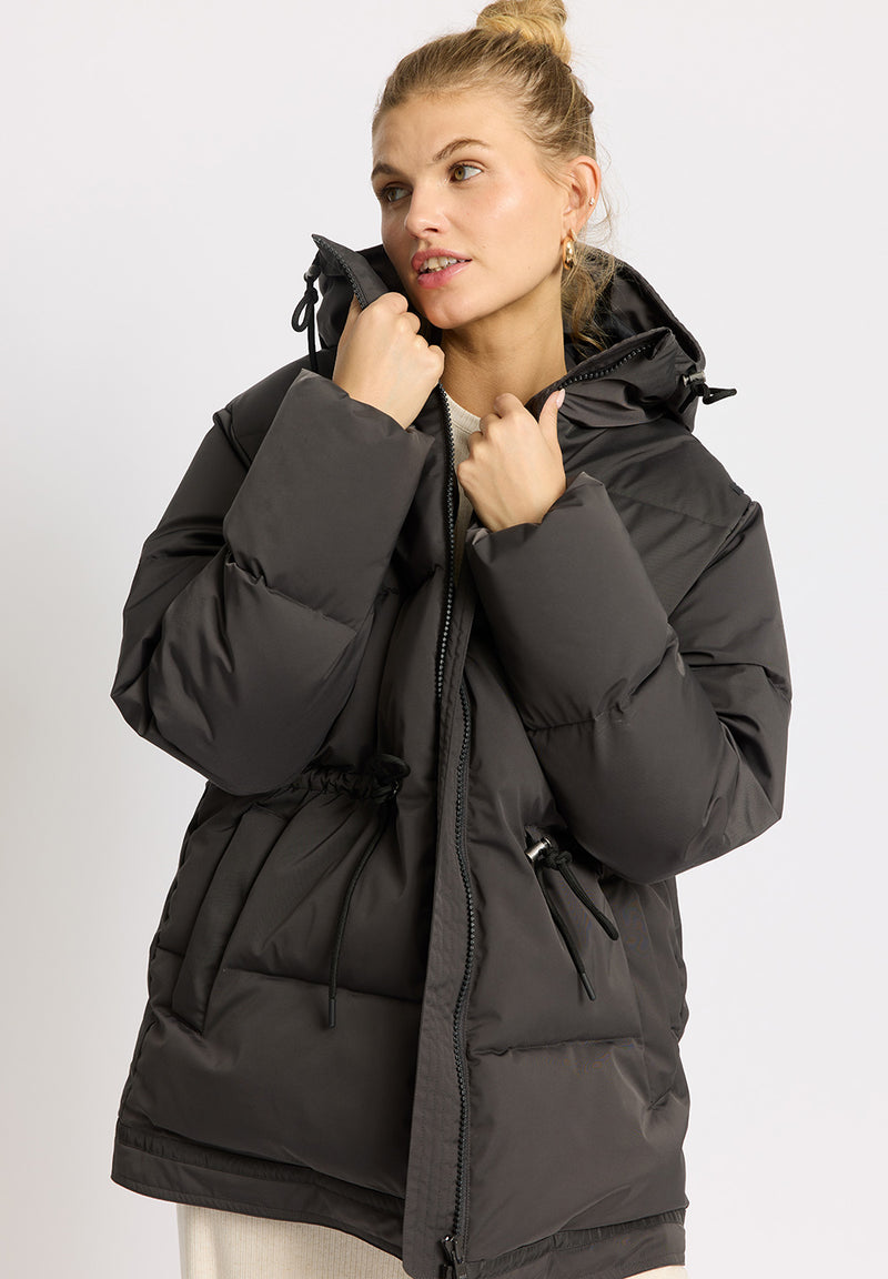 Rethinkit Puffer Jacket SHELTER Jackets 0022 almost black