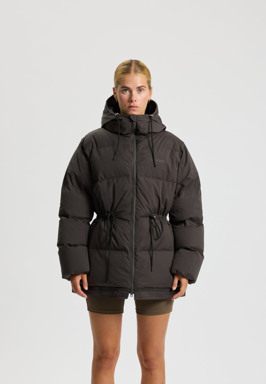 ★TRILLION★TRACK LINE PUFFER SHORT PADDING★ Black Short Track Line Puffer Jacket – Claytons Quality Clothing