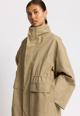 Rethinkit Puffer RE-down Uni Jacket SHELTER coat 3226 beige taupe