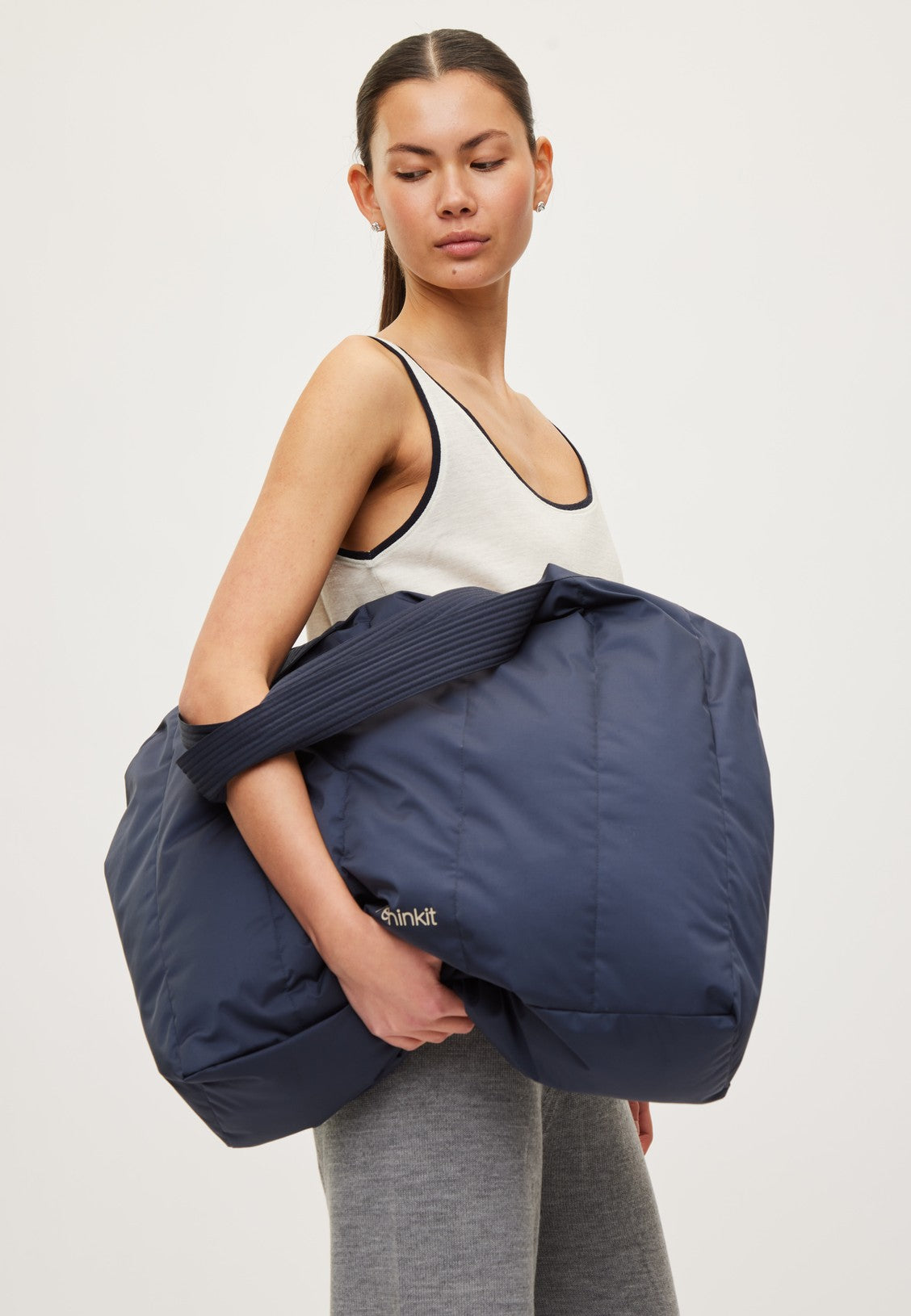 Rethinkit Puffer Shopper Bag Accessory 9539 blue midnight