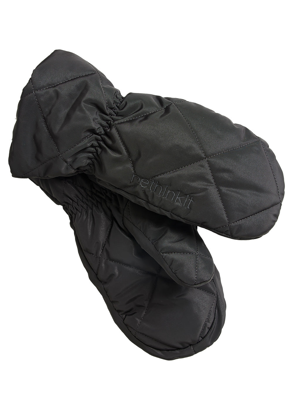 Rethinkit Quilted Gloves COUNTRY Acc 0022 almost black