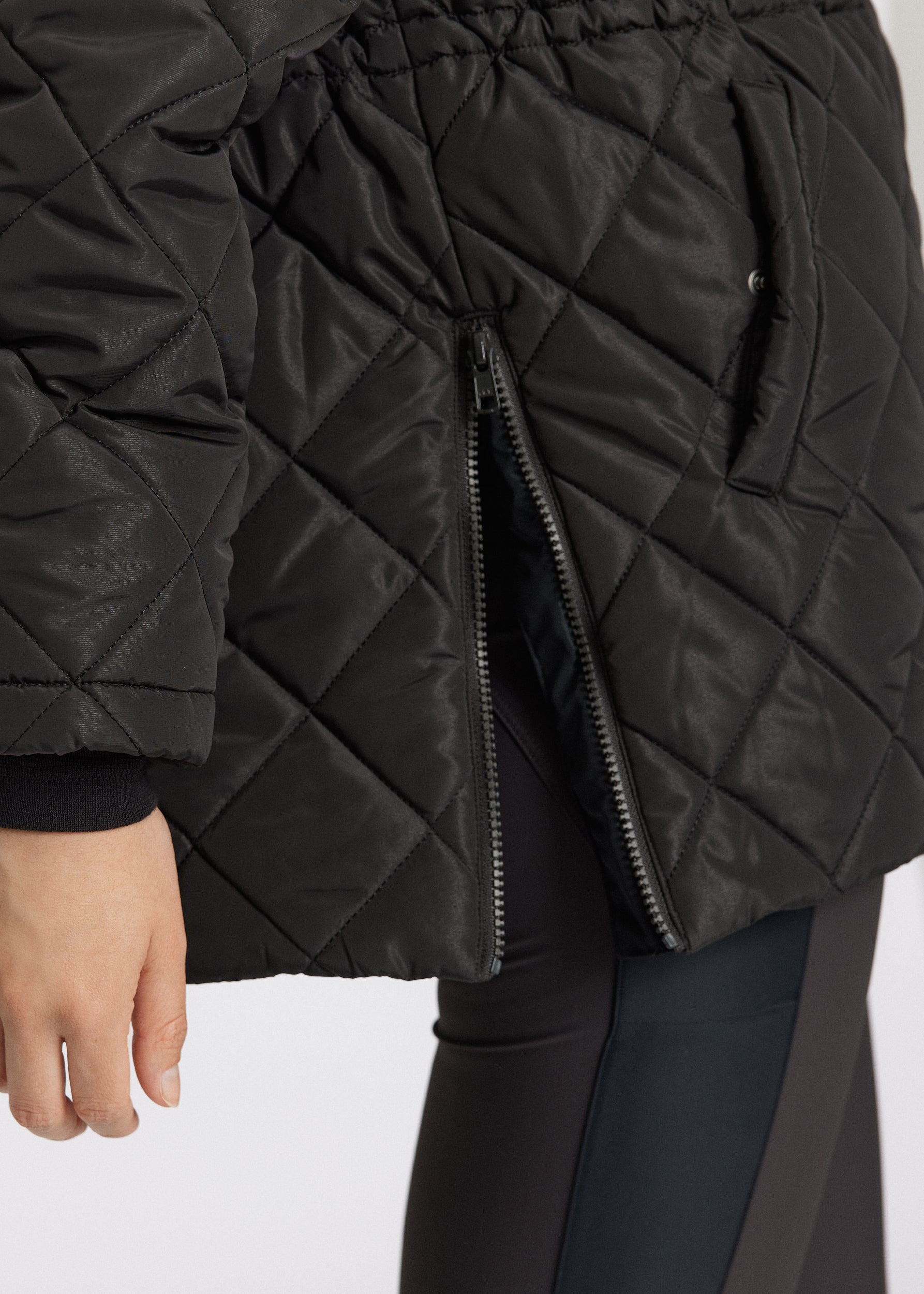 Rethinkit Quilted Jacket COUNTRY Thermo 0022 almost black