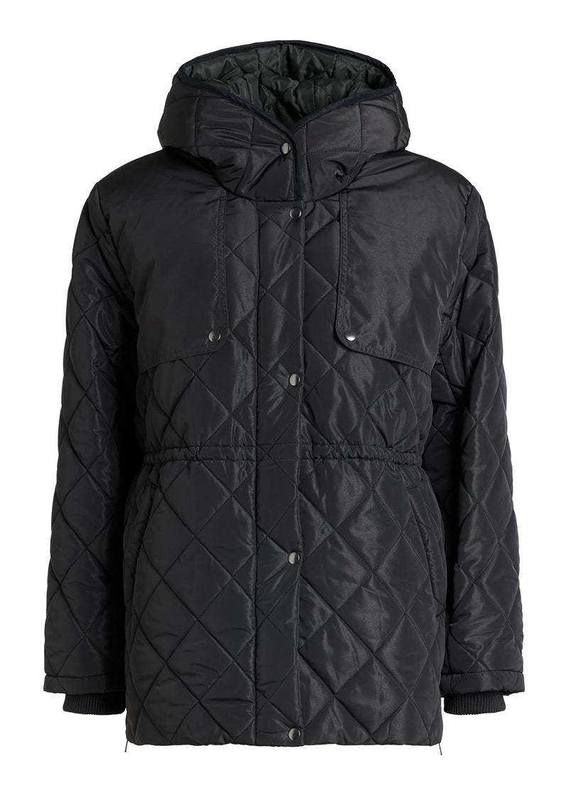 Rethinkit Quilted Jacket COUNTRY Thermo 0022 almost black