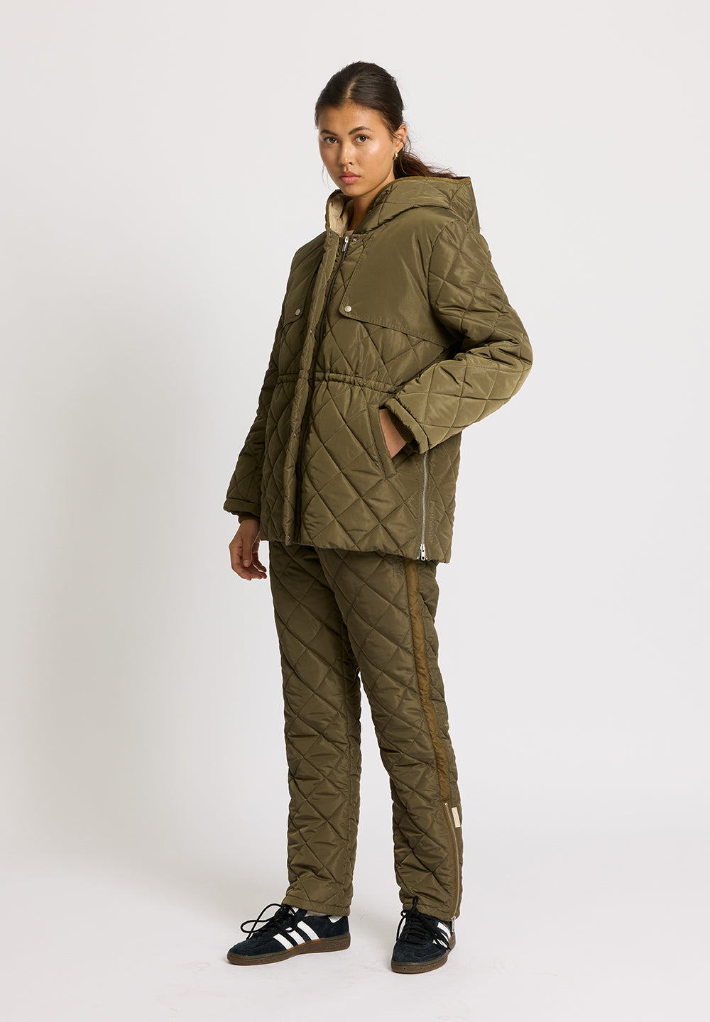 Rethinkit Quilted Jacket COUNTRY Thermo 4012 green turtle