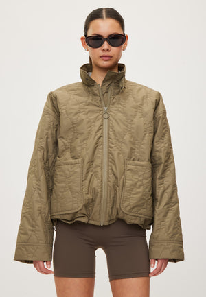 Rethinkit Quilted Jacket Field Jacket 9517 dust green