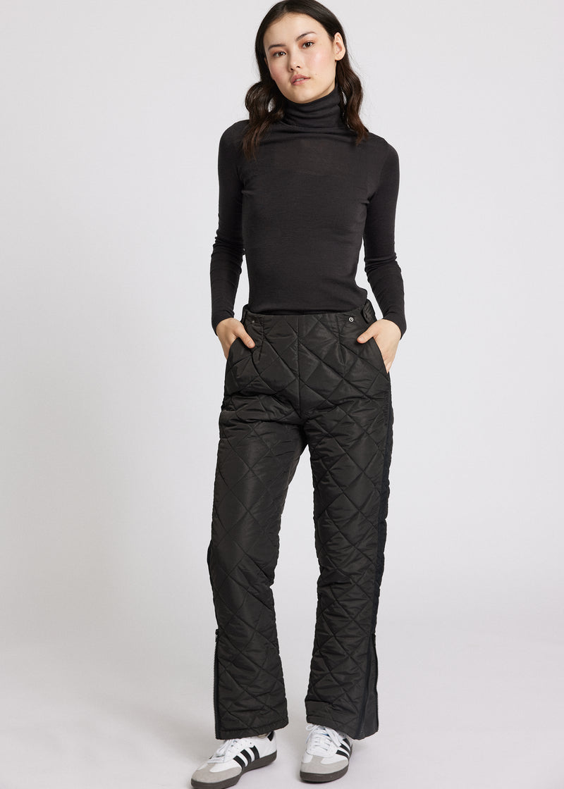 Rethinkit Quilted trousers COUNTRY Thermo 0022 almost black