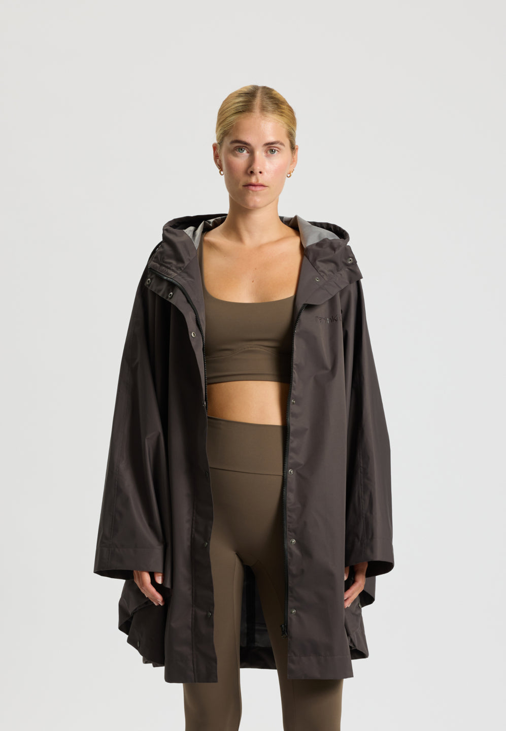 Rethinkit Rainshell Cape Rainwear 0022 almost black