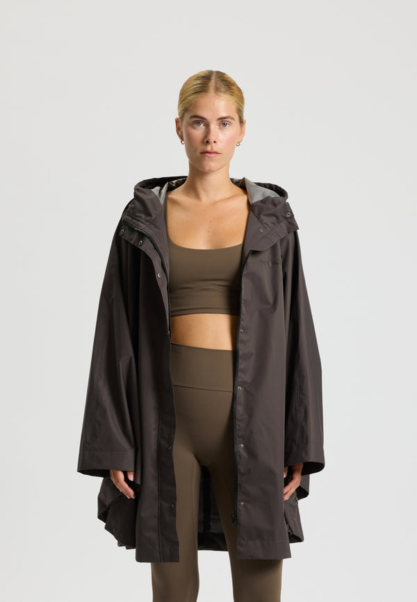 Rethinkit Rainshell Cape Rainwear 0022 almost black