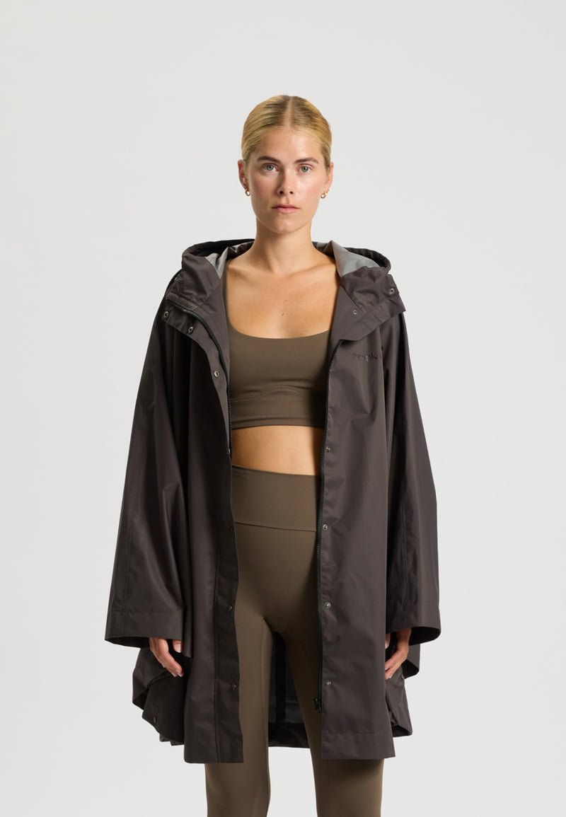 Rethinkit Rainshell Cape Rainwear 0022 almost black