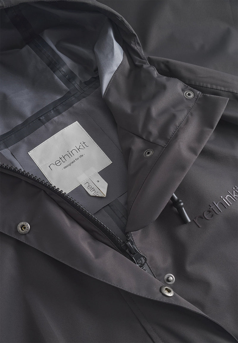 Rethinkit Rainshell Cape Rainwear 0022 almost black
