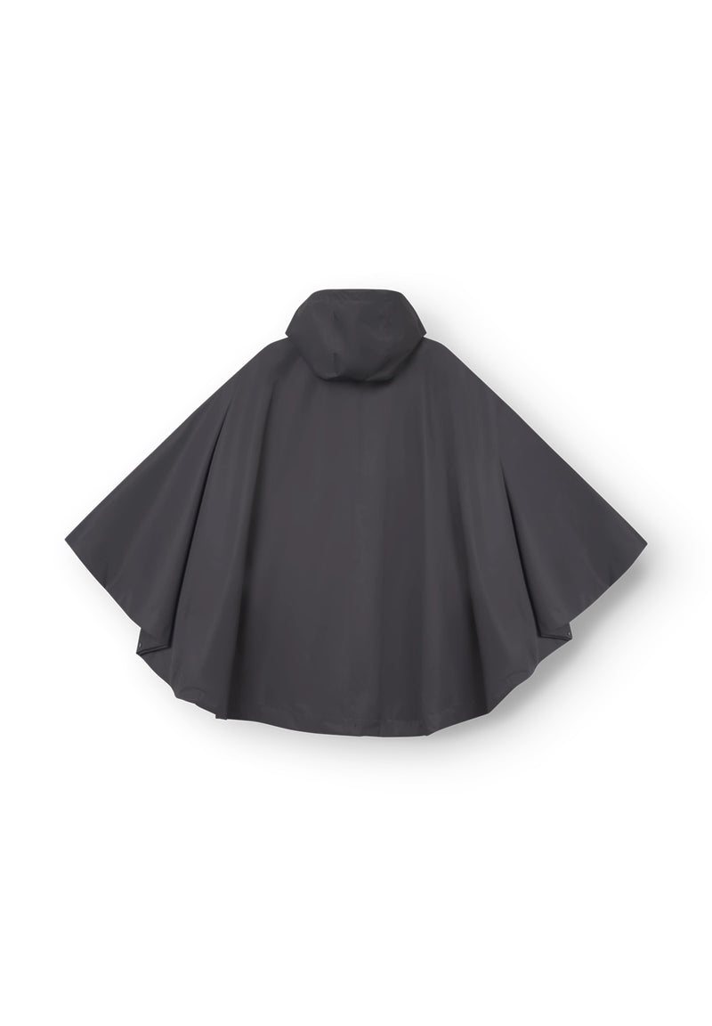 Rethinkit Rainshell Cape Rainwear 0022 almost black