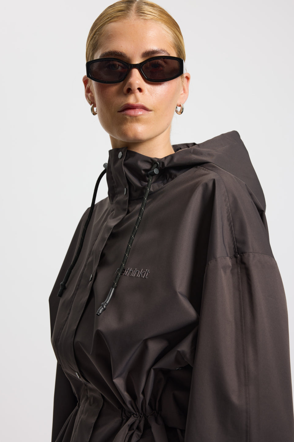 Rethinkit Rainshell Jacket Rainwear 0022 almost black