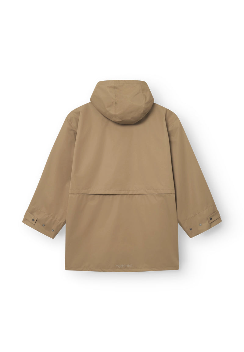 Rethinkit Rainshell Jacket Rainwear 4210 golden brown