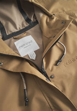 Rethinkit Rainshell Jacket Rainwear 4210 golden brown