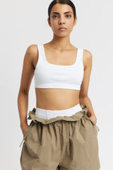 Rethinkit Soft rib shorts Key comfy Shorts 0364 white 