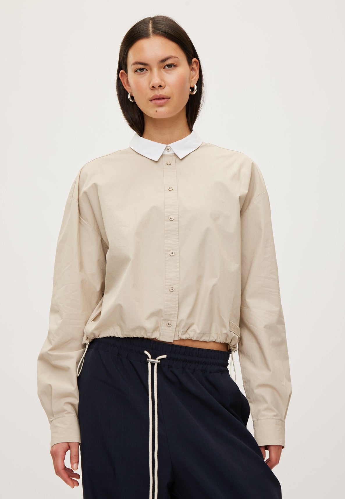 Rethinkit Stribet Skjorte PJ Shirt 9523 fossil