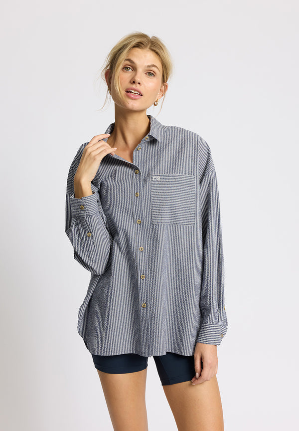 Rethinkit Striped shirt PJ Shirts and Blouses 1396 blue stripe