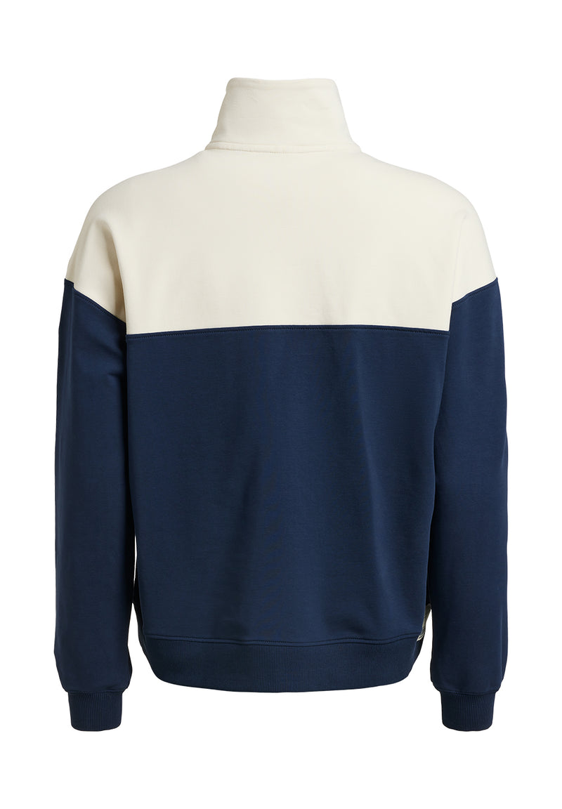 Rethinkit Sweat Imola Half Zip Sweatshirts 1432 navy 