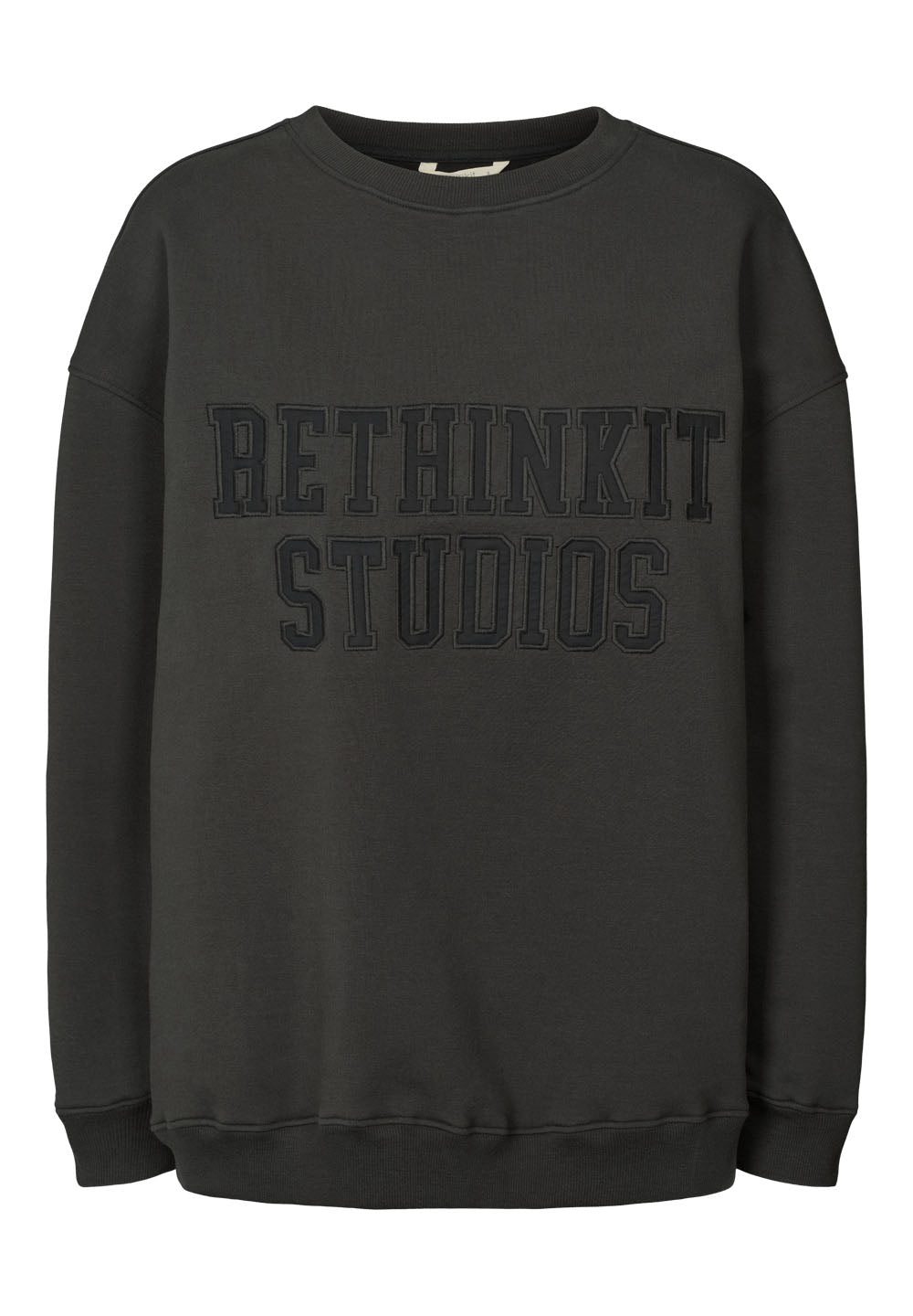 Rethinkit Sweat Shirt Logo Sweatshirt 0022 almost black