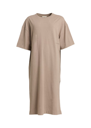 Rethinkit Light Sweat Tee dress dress 0075 warm grey