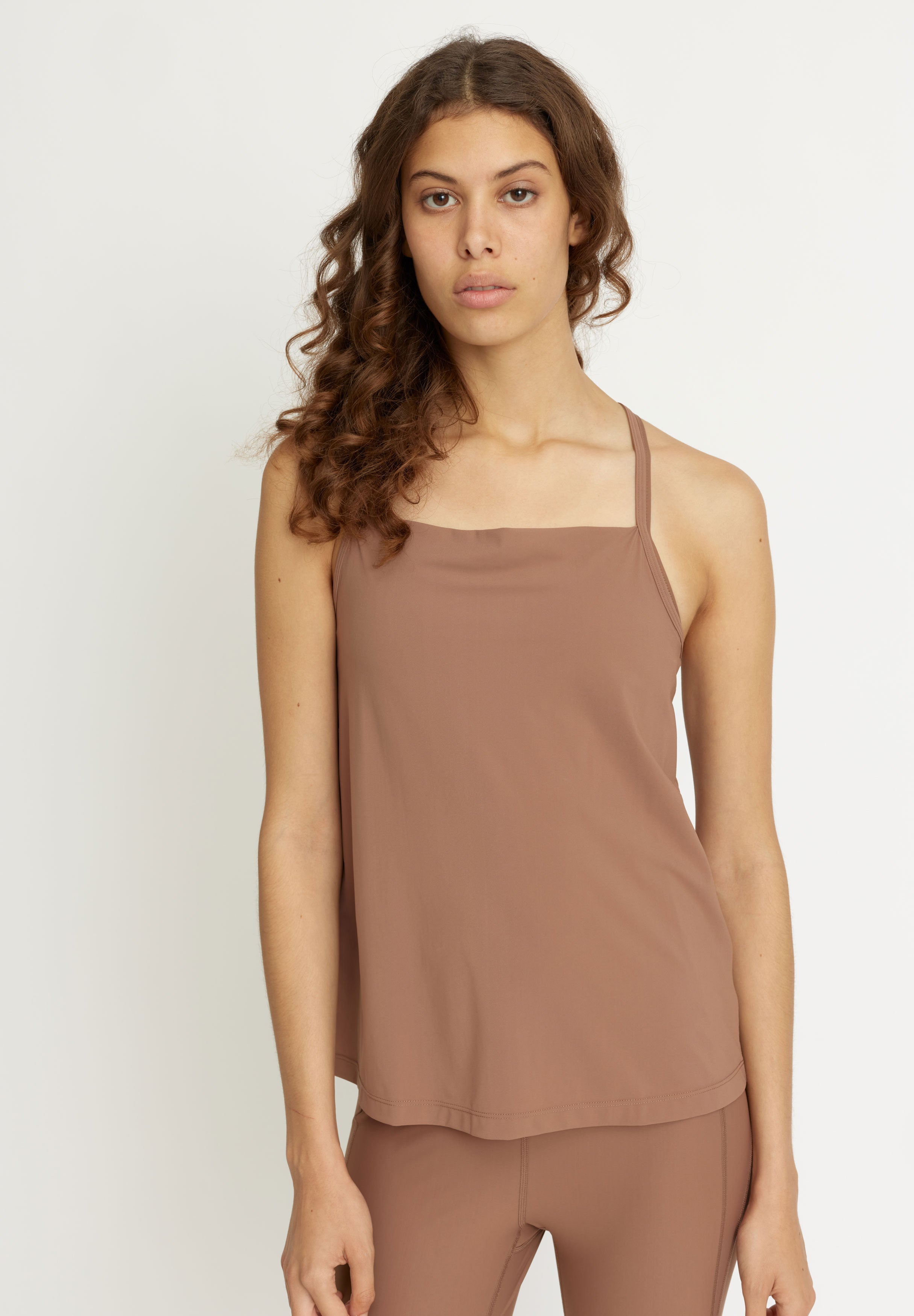 Rethinkit Top Crossed Back Ann Top 0500 calm earth