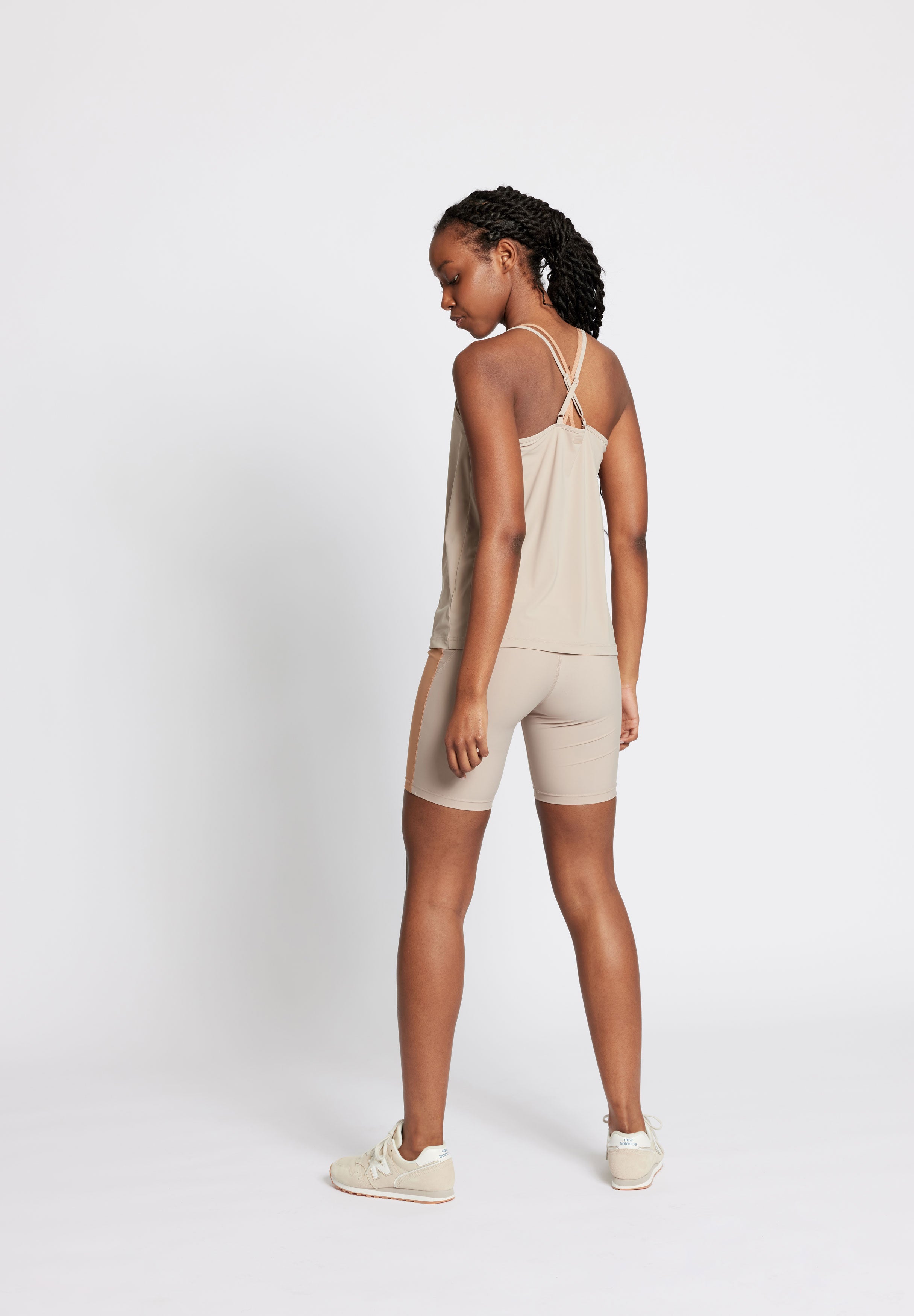 Rethinkit Top Crossed Back Ann Top 3300 mocha