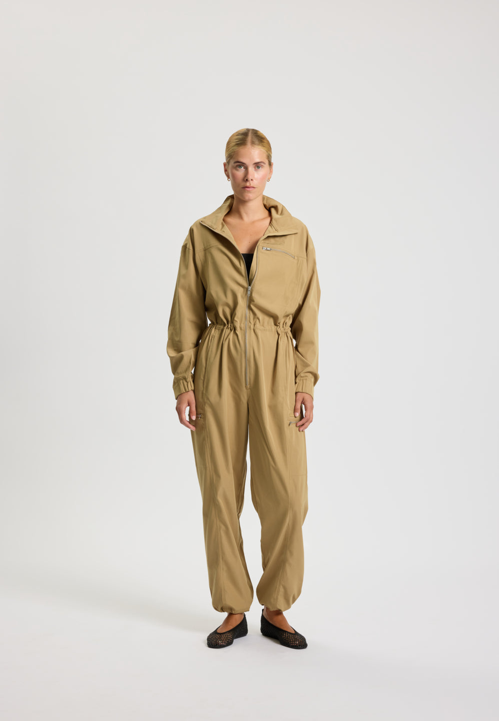 Rethinkit Track Jumpsuit Cargo 90´ties Trousers 3188 desert leaf