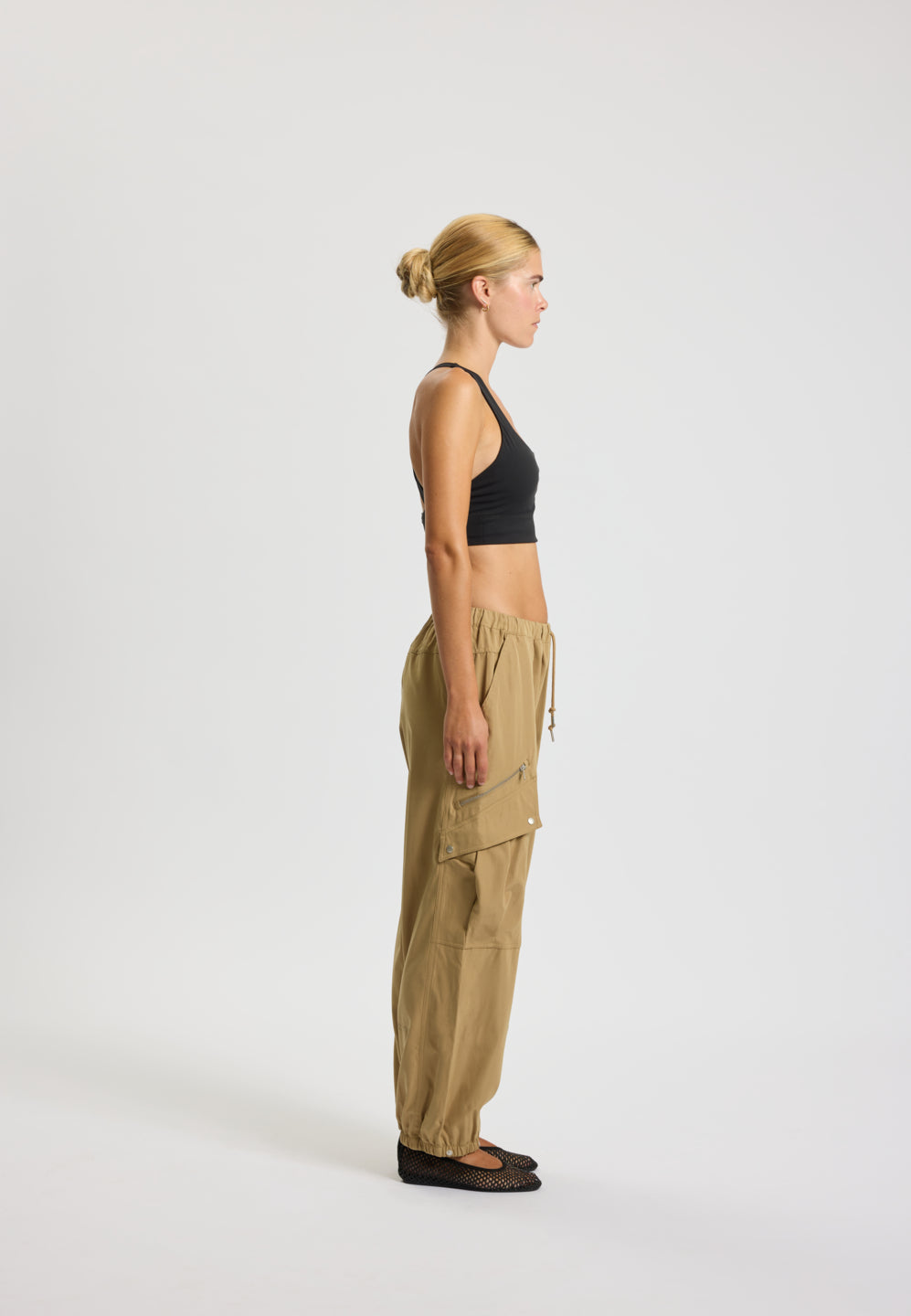 Rethinkit Ufo Track Pants Cargo 90´ties Trousers 3188 desert leaf