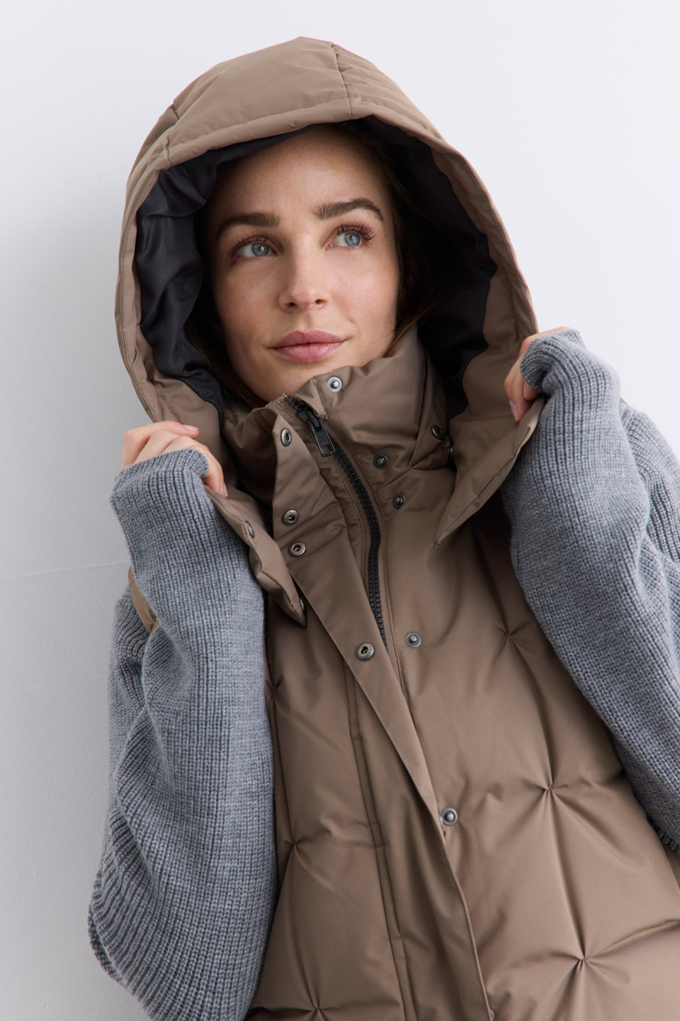 Rethinkit Vest Cube Jackets 3201 walnut