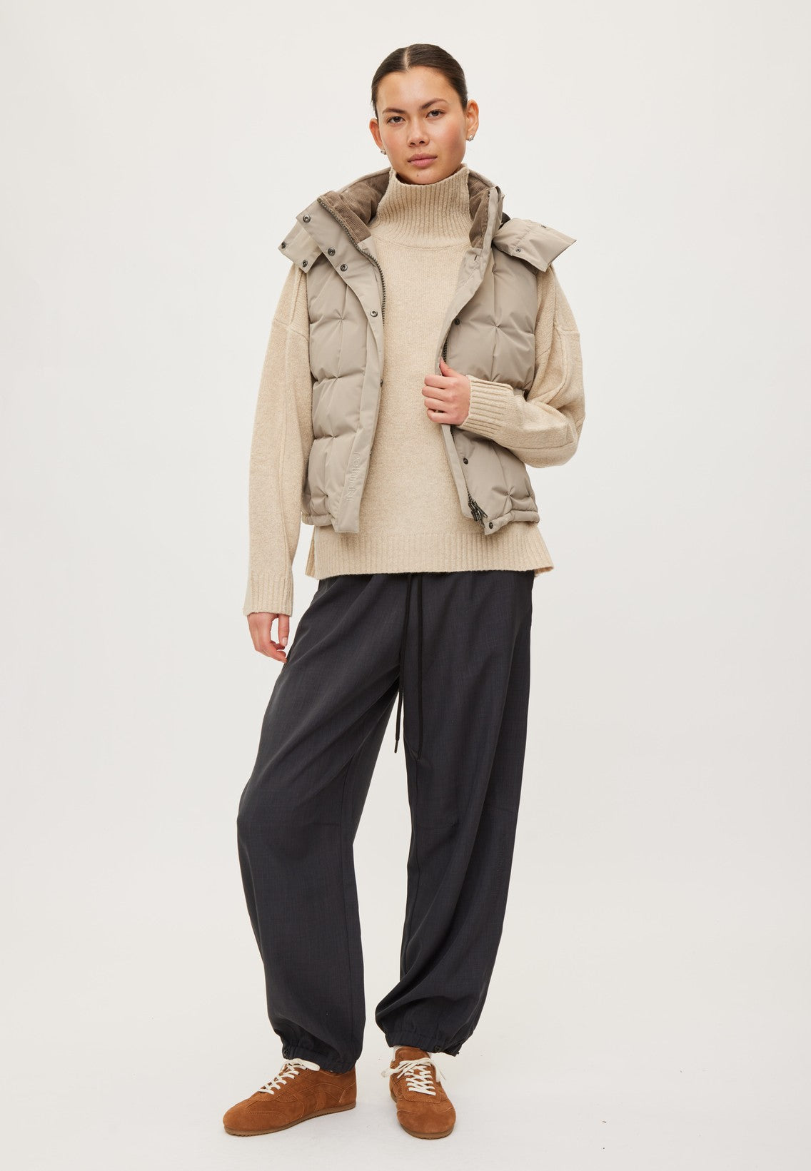 Rethinkit Vest Cube Vest 9526 vintage khaki