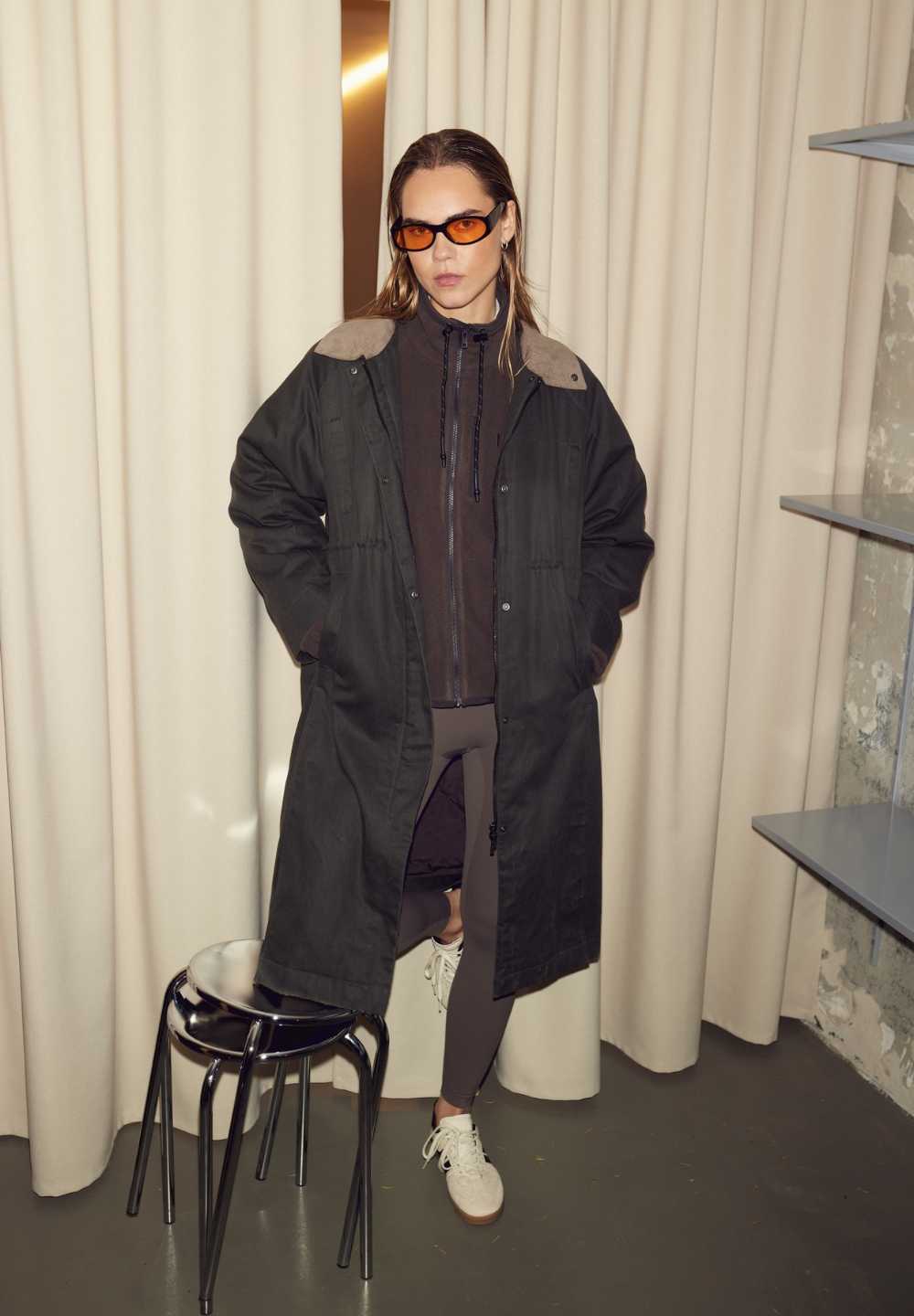 Rethinkit Waxed Coat Cloudy coat 9518 dark soil