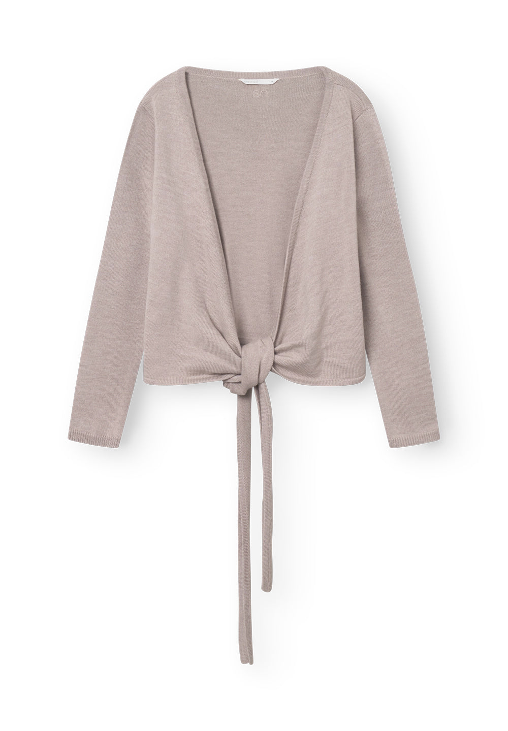 Wool Wrap Cardigan Keep Me - warm sand melange