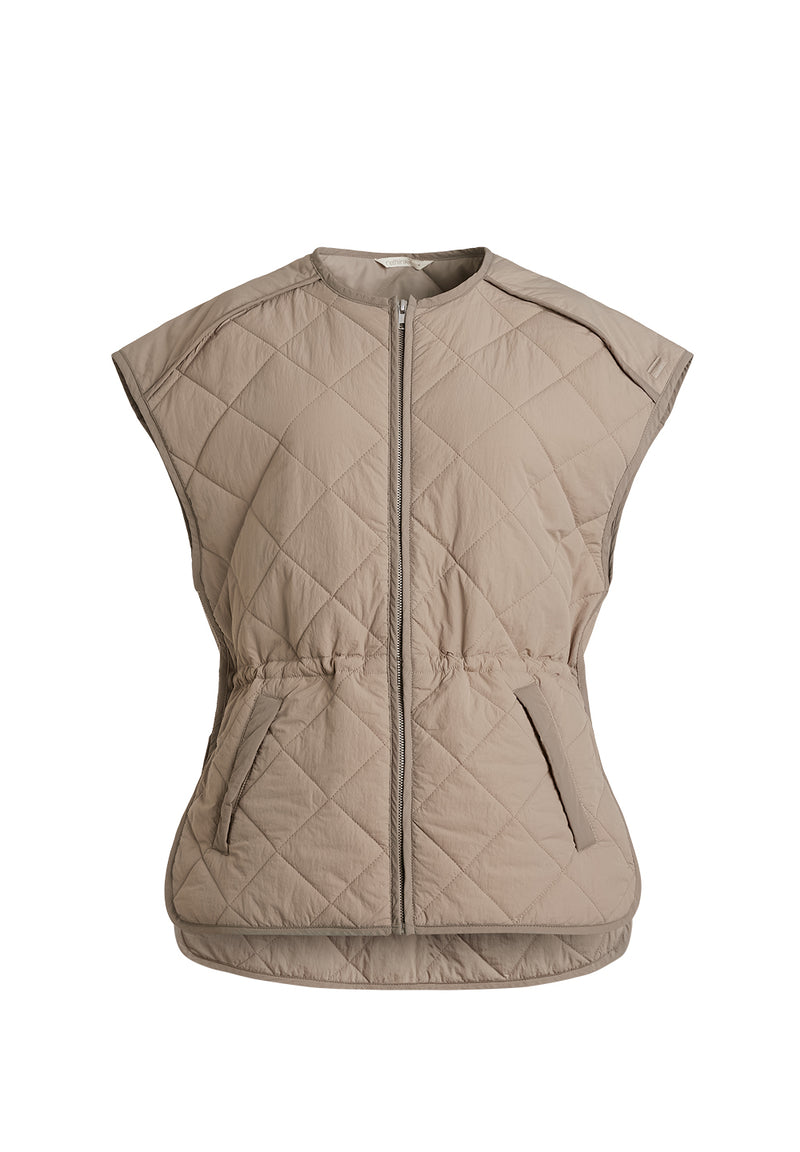 Rethinkit Quilted Gilet Le Mans Thermo 0070 gravel