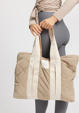 Rethinkit Quilted Tote Malmoe Acc 0070 gravel
