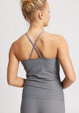 Rethinkit Top thin straps Arosa Sports Bra 0171 greyblue