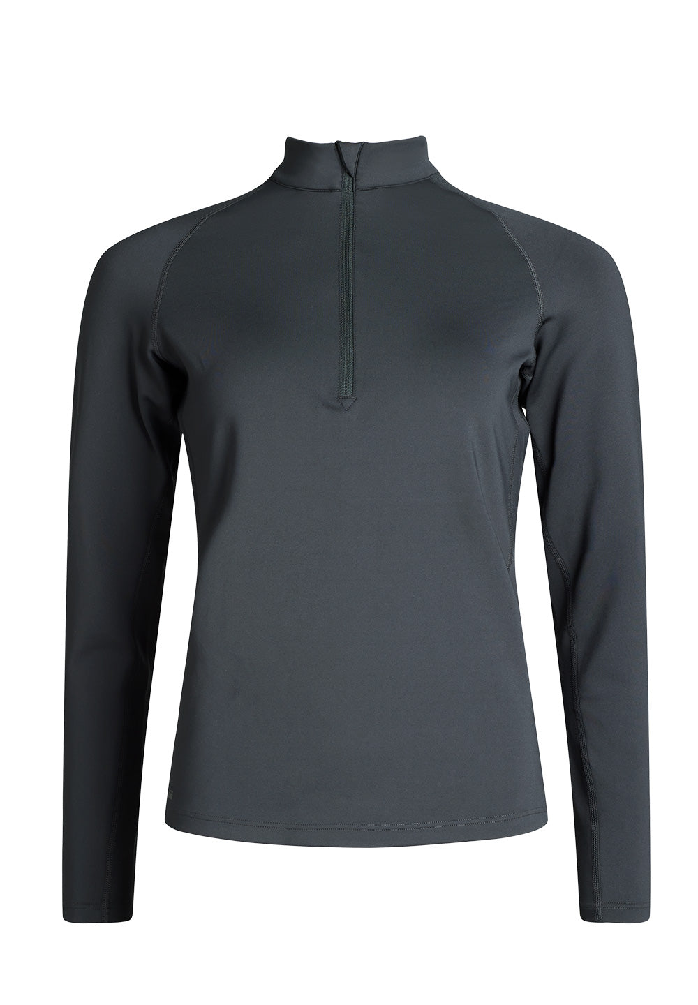 Rethinkit Warm Half Zip Tee Verbier Shirts and Blouses 0021 black